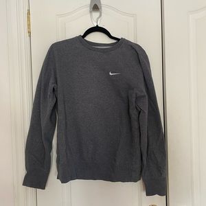 AUTHENTIC NIKE HEATHER GREY CREWNECK SWEATSHIRT MENS S